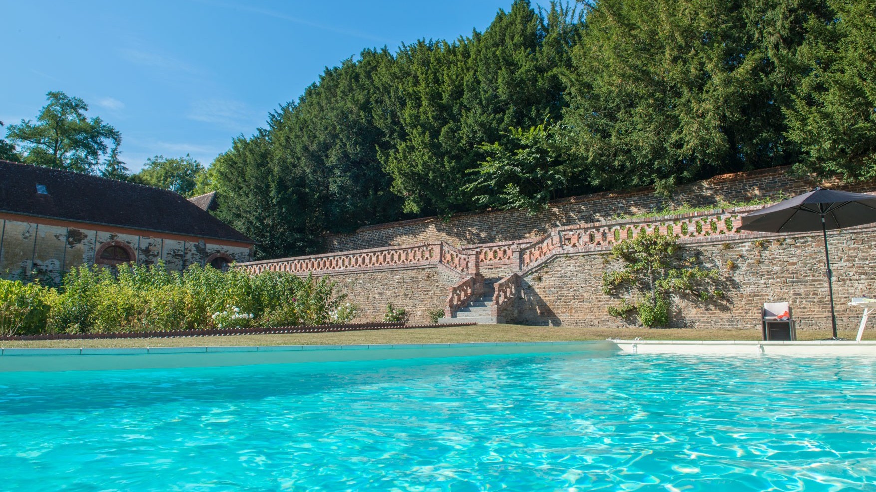 Piscine chauffée en saison